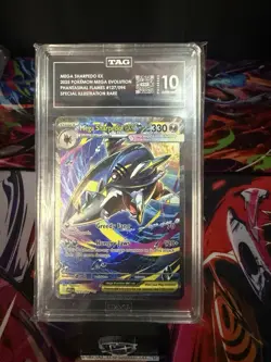 Pokemon Mega Sharpedo EX 127/094 Phantasmal Flames TAG 10 Special Illustration … - Image 1