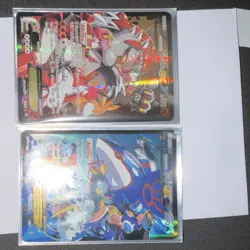 Pokemon TCG Kyogre EX 6/34 & Groudon EX 15/34 Team Aqua vs Team Magma Holo Lot - Image 1