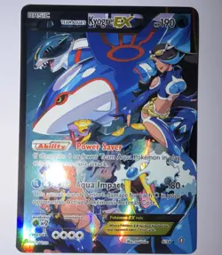 Pokemon TCG Kyogre EX 6/34 & Groudon EX 15/34 Team Aqua vs Team Magma Holo Lot - Image 2