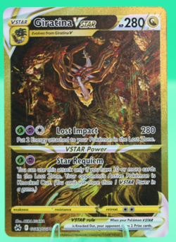 Pokemon Giratina VSTAR Secret Rare GG69/GG70 Crown Zenith Galarian Gallery Holo - Image 1