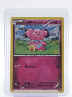 SNUBBULL 2014 POKEMON XY MCDONALD'S COLLECTION HOLO 8/12 Q1048 - Image 1
