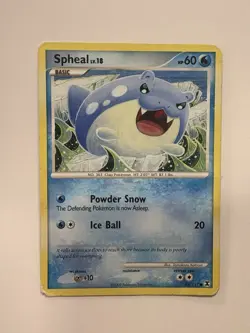 Pokemon Spheal Basic 82/111 Platinum Common - Image 1