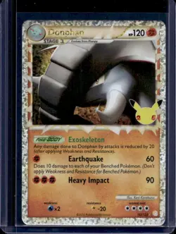 2021 Pokemon SWSH Celebrations Donphan Classic Collection #107/123 - Image 1