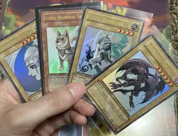 Yugioh Card Lot Of 4 Yap1/ Summoned Skull/celtic Warrior/ Shiba/megami Lp-mp - Image 1