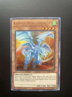 Yugioh Koa’ki Meiru Drago BLAR-EN059 Ultra Rare 1st Edition NM - Image 1