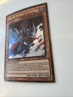 | Yugioh Gorz the Emissary of Darkness PGL2-EN081 1st Edition Gold NM 🔥 | - Image 3