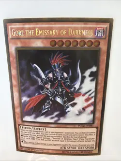 | Yugioh Gorz the Emissary of Darkness PGL2-EN081 1st Edition Gold NM 🔥 | - Image 5
