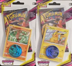 Pokemon Sun & Moon Unified Minds Checklane Pack (pikachu and Sudowoodo) - Image 1