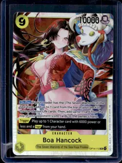 2026 One Piece Azure Sea's Seven Boa Hancock Super Rare #OP14-112 - Image 1