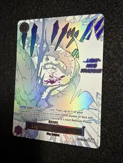 Lightning Dragon OP15-077 Manga Event Alt Art One Piece Adventure Kami's Island - Image 2