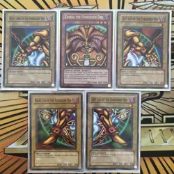 Exodia The Forbidden One LCYW 1st Ed w DB1 Pieces - Image 1