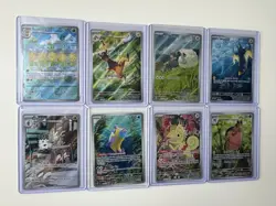 Pokemon Cards Illustration Rare (IR) Full Art Lot Of 8 - Image 1