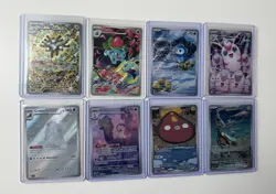 Pokemon Cards Illustration Rare (IR) Full Art Lot Of 8 - Image 1