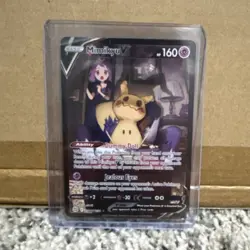 Mimikyu V Full Art Holo Ultra Rare Psychic Pokemon TCG Card TG16/TG30 - Image 1