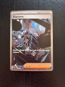 Giacomo 267/193 SV Paldea Evolved Special Illustration Rare SIR Pokemon Card NM - Image 1