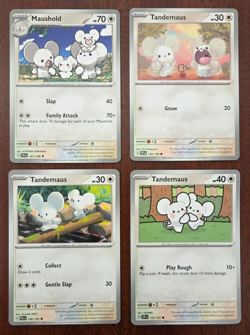 Tandemaus (3x) & Maushold - Pokemon Cards mini-set - Image 1