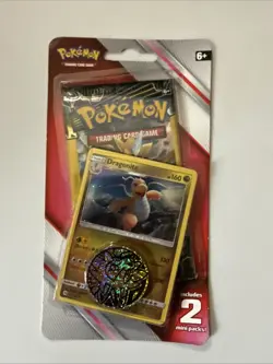 Pokemon 2019 - Sun And Moon Blister - (2) 3 Card Mini Booster Pack Coin - Image 1
