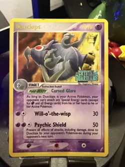 Dusclops 17/100 Crystal Guardians Reverse Holo Rare 70 HP Stage 1 Pokemon Card - Image 1