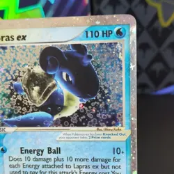 Pokemon TCG Lapras ex 99/109 EX Ruby & Sapphire Holo Rare Holo 2003 Vintage Card - Image 3