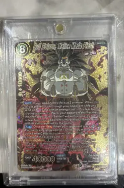 Dragon Ball Super Card Game Evil Saiyan, Malice Made Flesh BT19-154 Secret Rare - Image 1