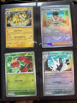 Pokemon Holo Lot Of 24 Cards Shiny Pokeball Eeveelution Cosmos Holo Full Arts - Image 5