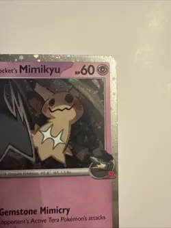 Team Rockets Mimikyu Stamped Prerelease Promo Card 087/182 Destined Rivals - Image 2