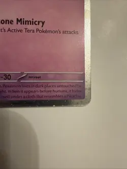 Team Rockets Mimikyu Stamped Prerelease Promo Card 087/182 Destined Rivals - Image 3