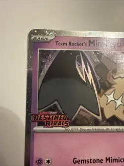 Team Rockets Mimikyu Stamped Prerelease Promo Card 087/182 Destined Rivals - Image 5