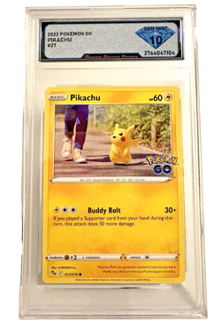 Pokemon Pikachu TCG Pokemon Go Card 027/078 Regular Common DSG 10 - Image 1