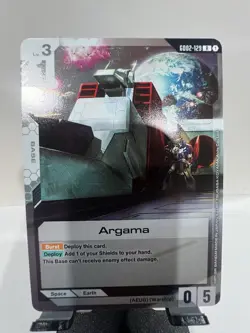 Argama (GD02-129) [Foil] (NM) Gundam Card Game Dual Impact English - Image 1