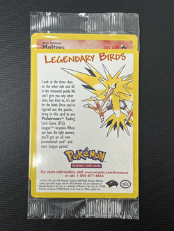 Moltres 21 Black Star Rare Promo Legendary Bird Pokemon Card Sealed - Image 1