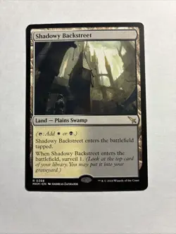 Shadowy Backstreet - Murders at Karlov Manor MTG Plus Bonus Rare!!! - Image 1