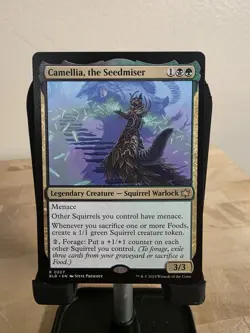 Camellia, the Seedmiser #207 (NM) Bloomburrow BLB Magic MTG - Image 1