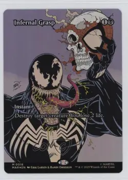 Infernal Grasp Venom Foil Magic: Universes Beyond: Marvel Universe MAR #0018 - Image 1