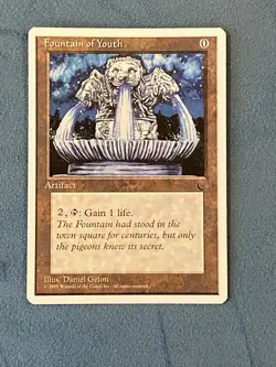 Fountain of Youth, Chronicles, Magic the Gathering MTG - Image 1