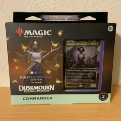 MTG Duskmourn, House of Horror Commander: Miracle Worker Commander Deck (Sealed) - Image 1