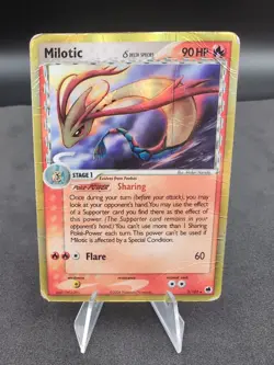 Pokemon TCG Holo Ultra Rare Milotic Dragon Frontiers 5/101 - Image 1
