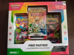 Pokemon TCG First Partner Illustration Collection Series 1 New Sealed - Image 1