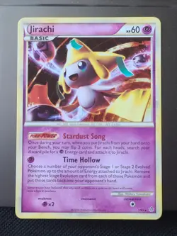 Pokemon Jirachi 1/95 Unleashed Holo Rare Basic Psychic 60 HP 2010 - Image 1