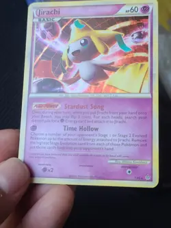 Pokemon Jirachi 1/95 Unleashed Holo Rare Basic Psychic 60 HP 2010 - Image 2