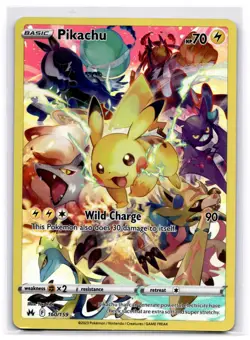 PIKACHU 160/159 SECRET RARE CROWN ZENITH POKEMON LIGHTLY PLAYED - Image 1