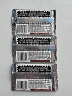 (3) Pack Art Set Pokemon Topps Series 3 2000 Charizard Ash Lapr Factory Sealed - Image 2