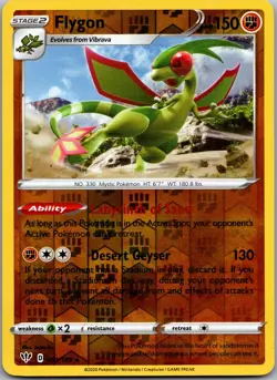 Flygon 091/189 Rare Darkness Ablaze Pokemon Reverse Holo Near Mint - Image 1