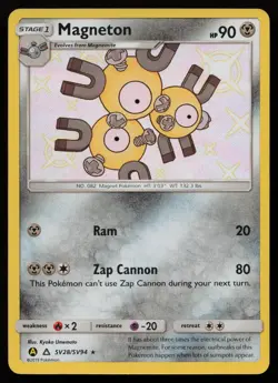 Magneton SV28/SV94 Shiny Rare Hidden Fates Shiny Vault Pokemon NM - Image 1