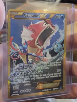 Pokemon Gyarados EX 123/122 Secret Rare Full Art Holo Breakpoint HP180 2016 - Image 1