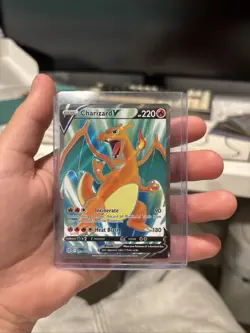 Pokemon TCG Charizard v Full Art 153/172 Brilliant Stars - Image 1