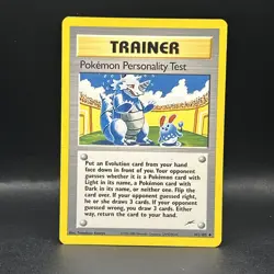 Pokemon Personality Test 102/105 Neo Destiny Regular Pokemon TCG Vintage - Image 1