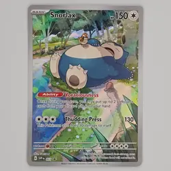Pokemon Snorlax 051 from ETB 151 S&V/Sw&Sh NM Condition Promo Black Star ENG NM - Image 1