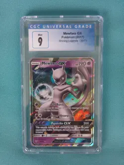 CGC 9 2017 Pokemon Mewtwo GX 39/73 Shining Legends - Image 1