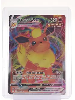 FLAREON VMAX 2021 POKEMON SWSH EVOLVING SKIES RARE A 018/203 Q1048 - Image 1